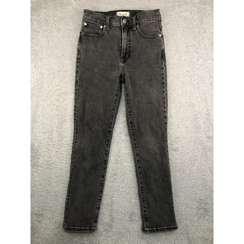 Madewell Jeans Womens 25x25 (Tag 24P) Gray The Perfect Vintage Mid Rise